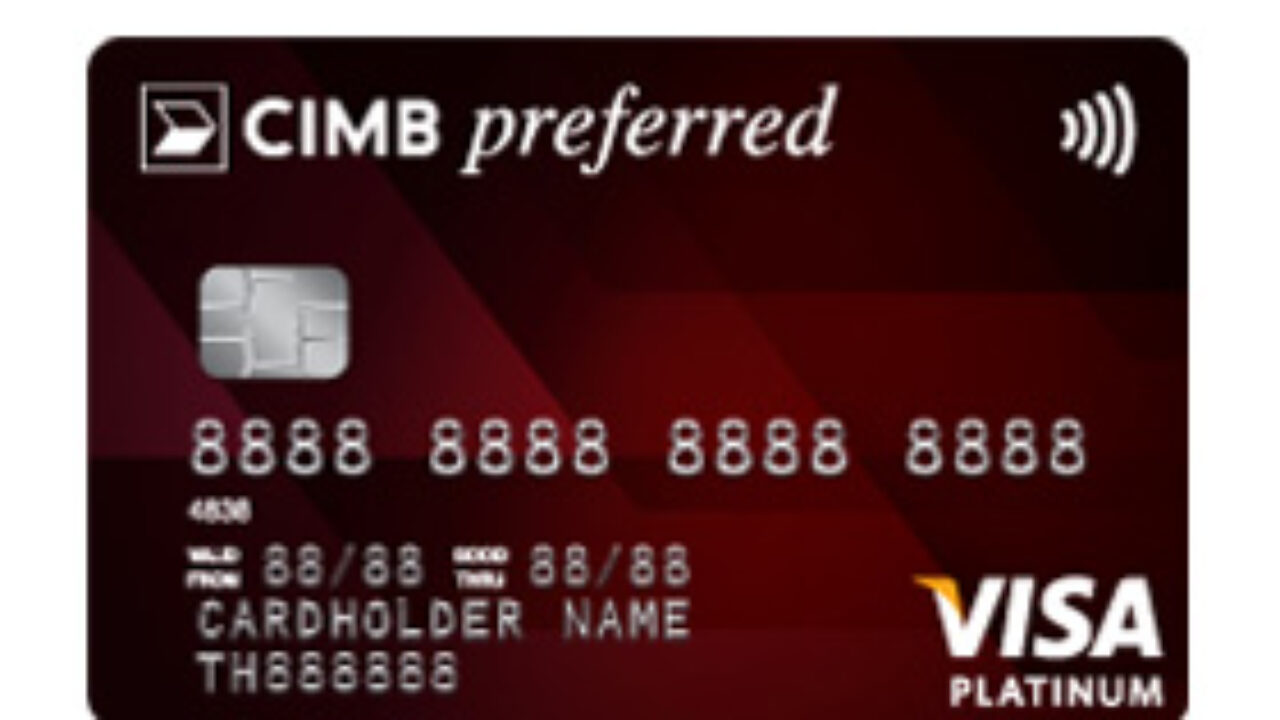 บัตรเครดิต Cimb Preferred Visa Platinum - Moneyhub