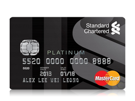 บัตรเครดิต มาสเตอร์คาร์ด แพลตตินั่ม (Mastercard Platinum Card-Standard  Chartered) - Moneyhub